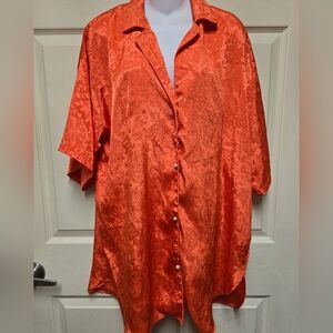 Vintage Victorias Secret Gold Label In Orange SzM/L